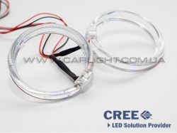 Светодиодные ангельские глазки CREE LED BMW type 80 mm